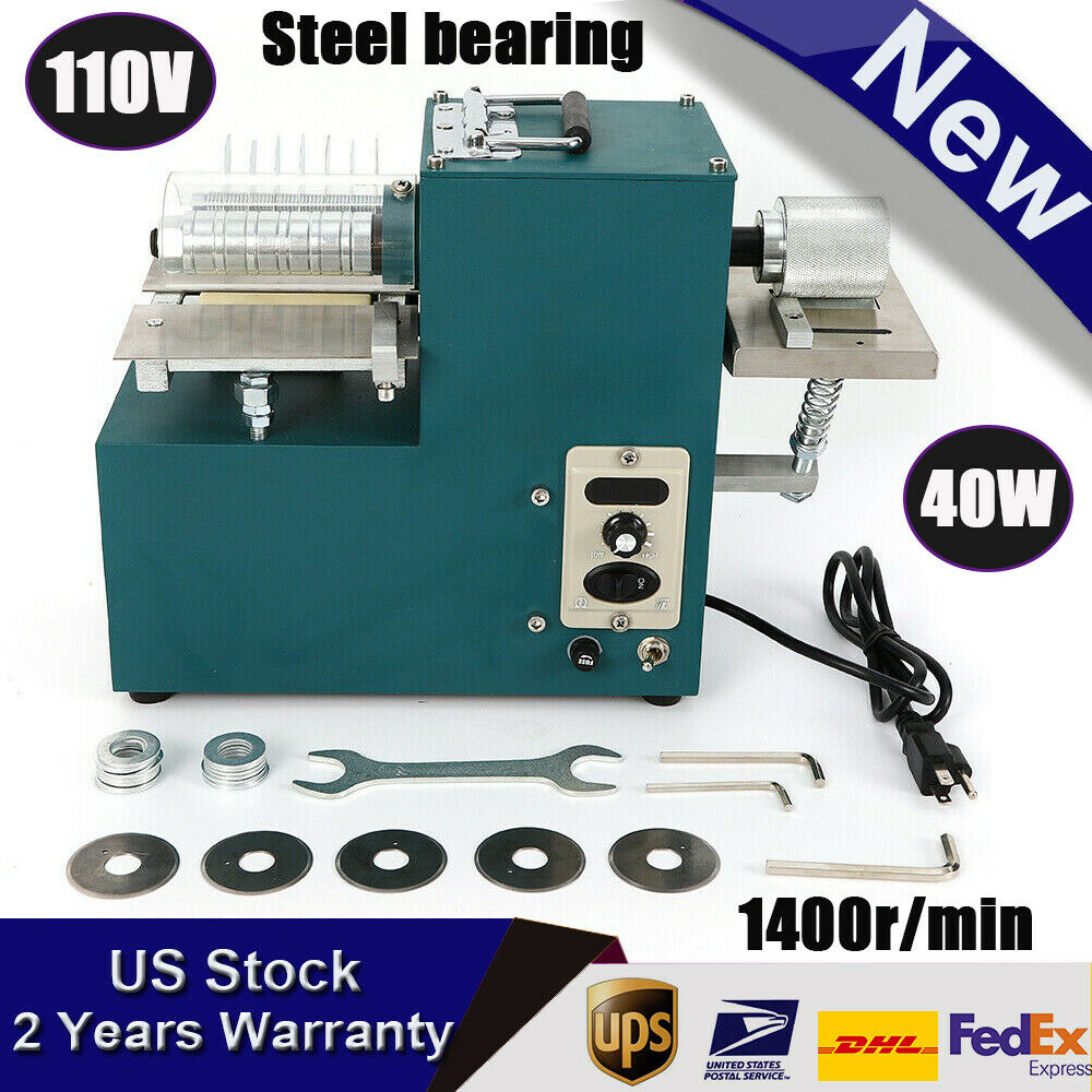 Electric Leather Slitter Leather Cutting Machine Shoe Bags Strap Cutter 40W DIY