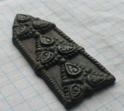 Rare Bronze MATRIX - Antique Ancient Artifact Ornament Stamp Viking Kievan Rus