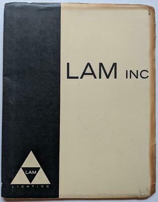 1959 VINTAGE CATALOG LAM LIGHTING Wakefield MA, MODULUME LIGHT s ILLUSTRATED