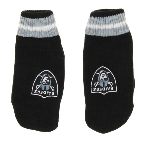 Outerstuff NFL Youth (8-20) Oakland Raiders Team Mittens, Black, OSFM