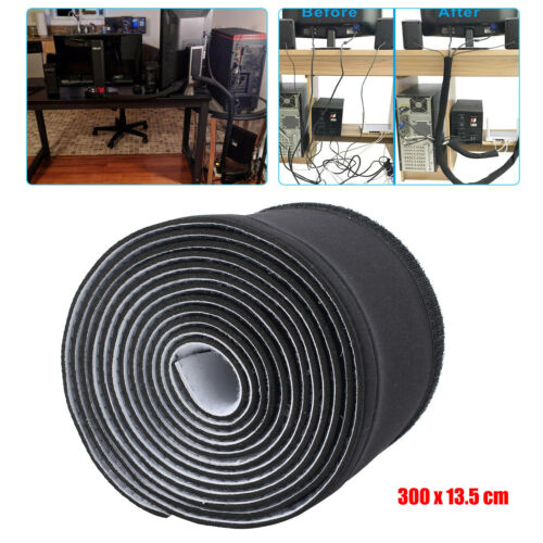 10 ft Cable Sleeves - Cord Management Organizer - Wire Tube Sleeve Cover Hider