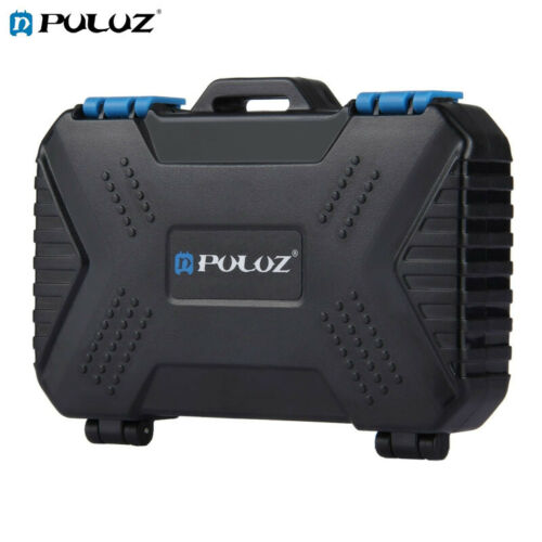 PULUZ Multi Card Reader 22 in 1 Memory Card Case Storage Box for TF / CF / SD