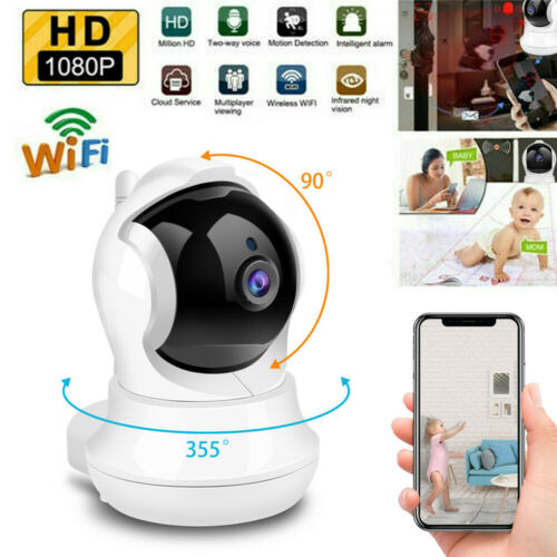 Wireless Security Camera WIFI 1080P HD Smart APP Night Vision 2-Way Audio Home