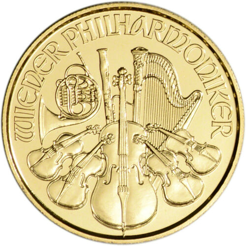 2021 Austria Gold Philharmonic 1/25 oz 4 Euro - BU