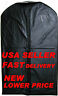 LOT of 3 NEW BLACK 24x40 3-MIL VINYL FULL ZIPPER GARMENT BAG - FREE SHIPPING