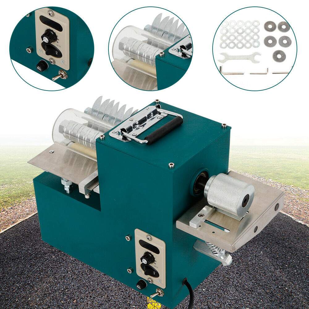 40W Electric Leather Slitter Leather Cutting Machine Shoe Bags Cutter Upgrade