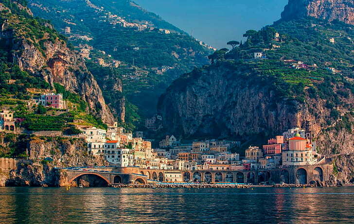 Beautiful landscape scenery picture Italy