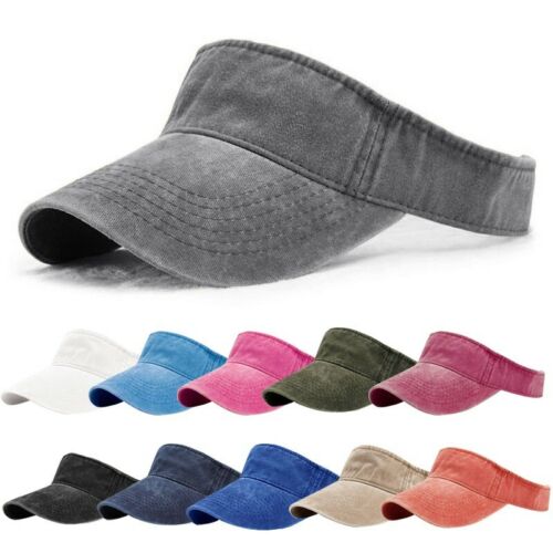 US Sun Visor Adjustable Sports Tennis Golf Headband Cap Men Women Hat Vizor