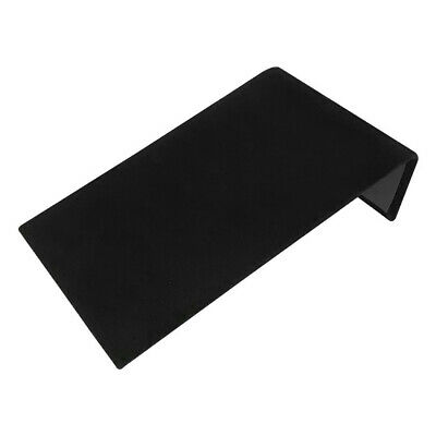 8'' x 4-3/4'' Black Velvet Large Ramp Jewelry Necklace Display Holder Show Case