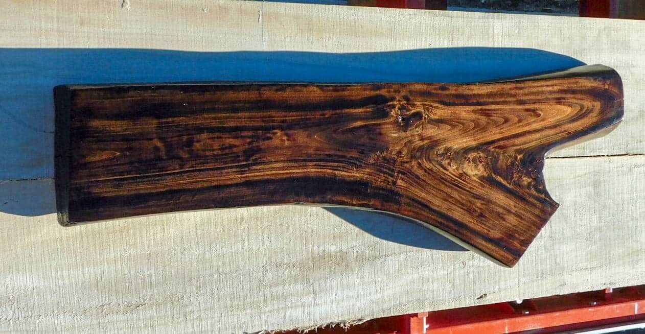 Authentic Montana Lumber Rustic Live Edge Cottonwood Slab for Table Bench Top